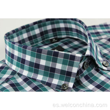 Patrón de algodón puro camisas para hombres